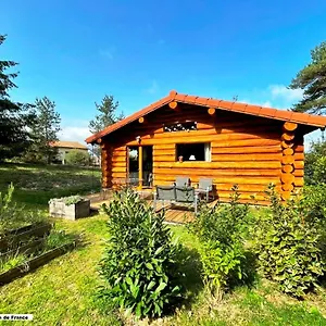 Pialous:chalet En Rondins Avec Espace Détente La Chapelle-d'Aurec